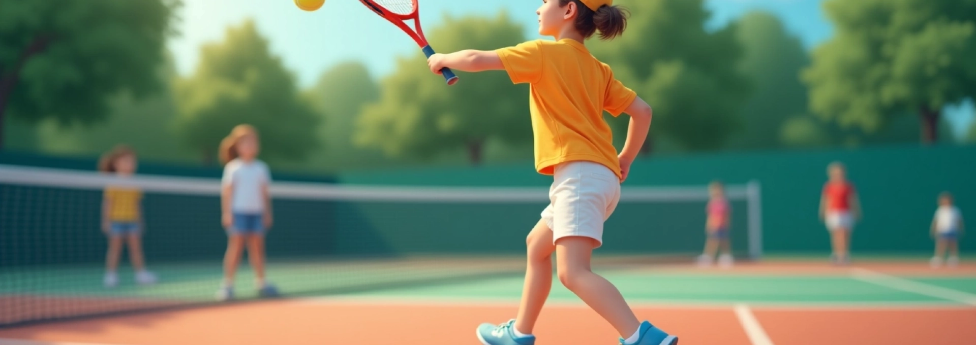 Stage de tennis pour enfants